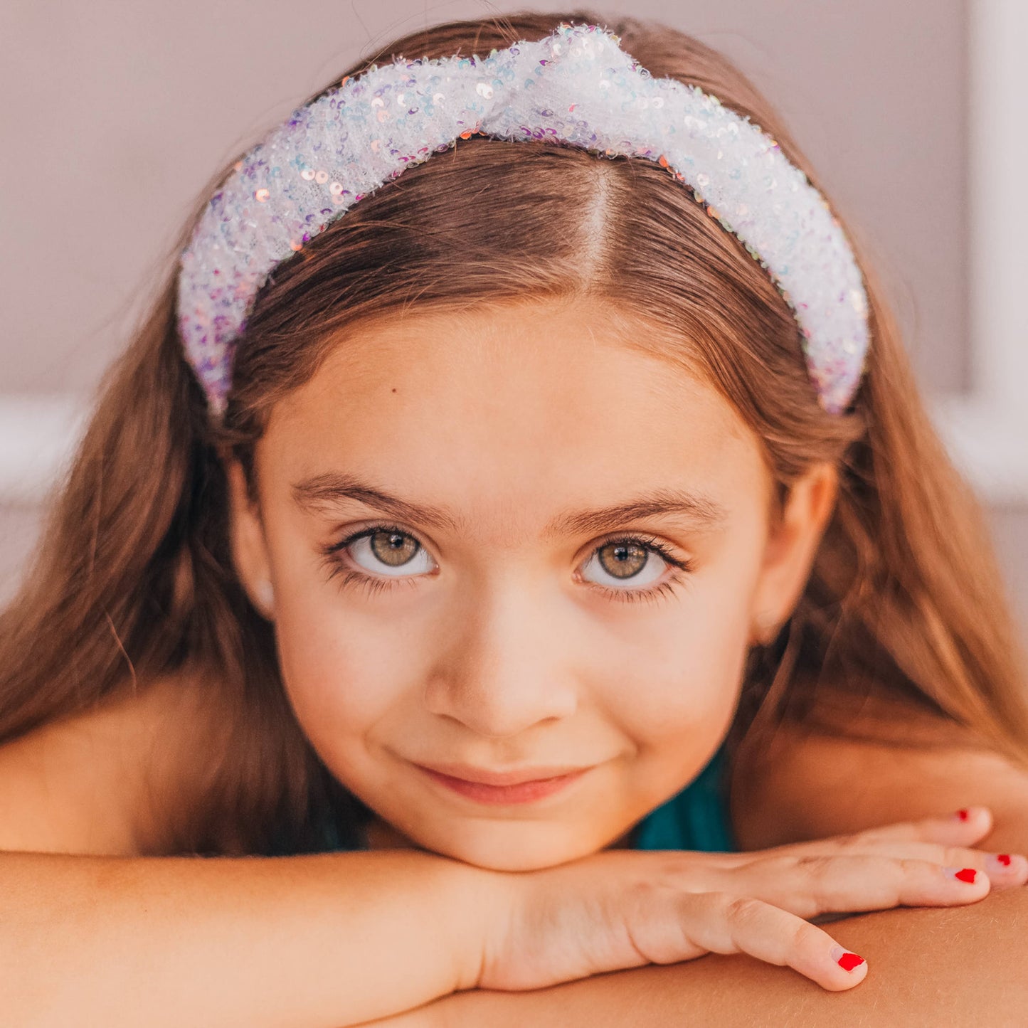 Sequin Confetti Kids Knot Headband