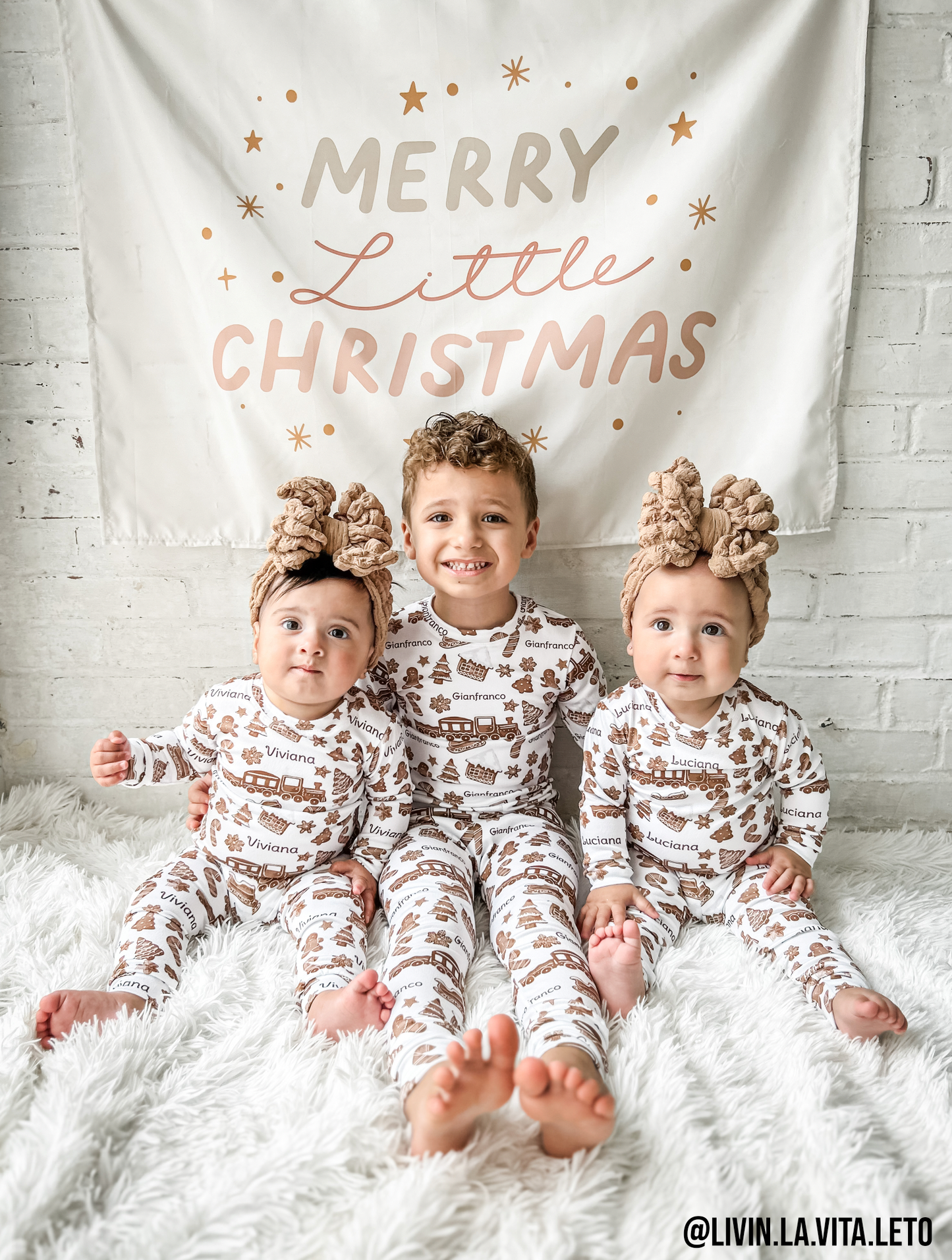 Merry Little Christmas Banner - Kids Christmas Decor