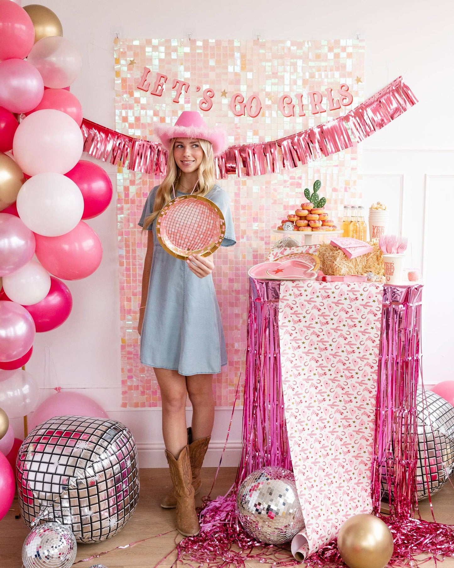 Disco Ball Paper Plate