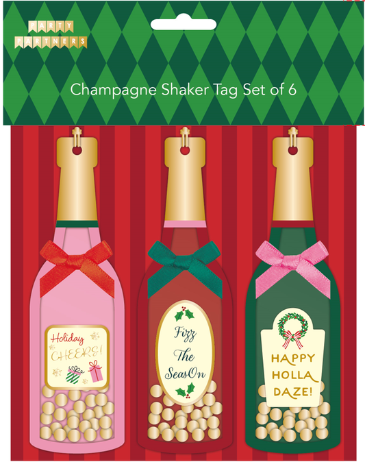 Champagne Shaker Gift Tags