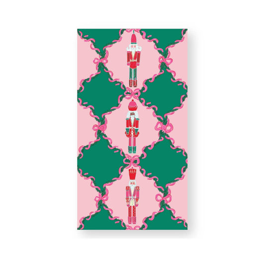 BONJOUR FÊTE X ONE & ONLY PAPER NUTCRACKER GUEST TOWELS