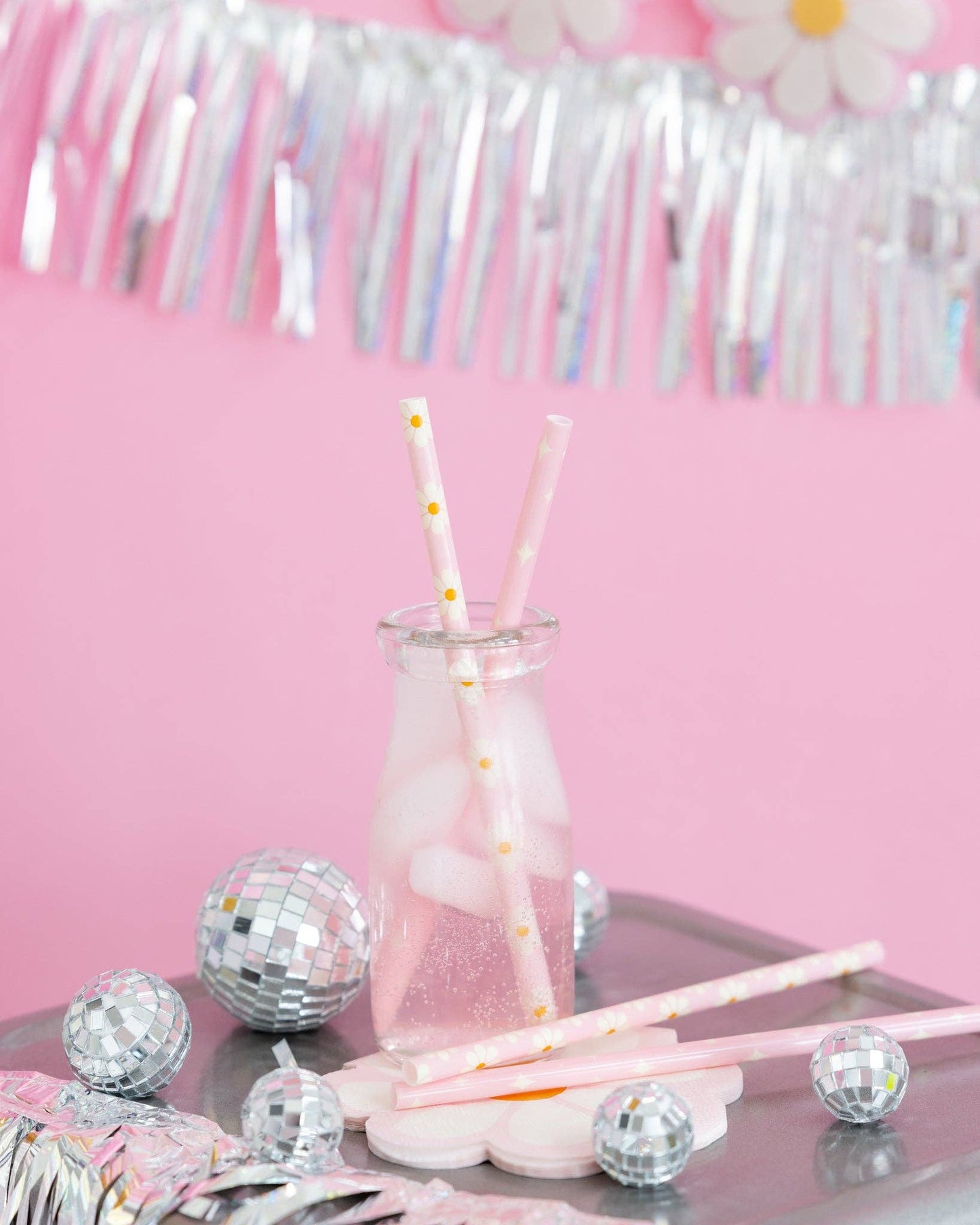 Disco Daisy Reusable Straws