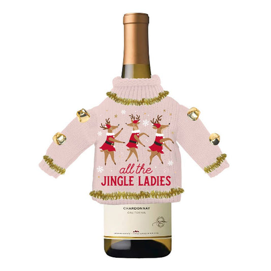 All the Jingle Ladies - Wine Bottle Sweater