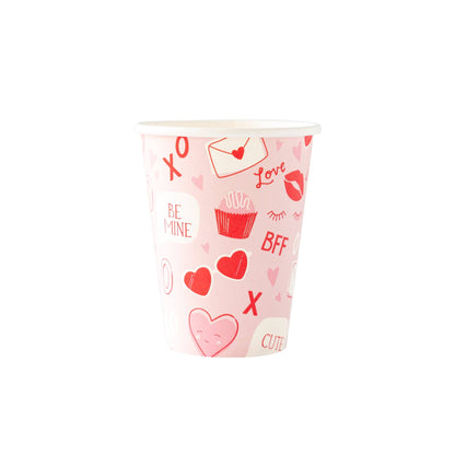 Valentine Scatter Paper  Cups
