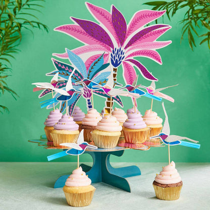Tropical Cupcake Stand