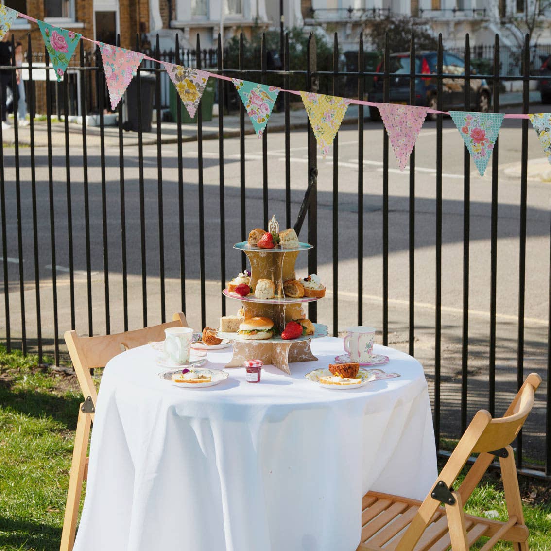 Tea Party Floral Vintage Bunting