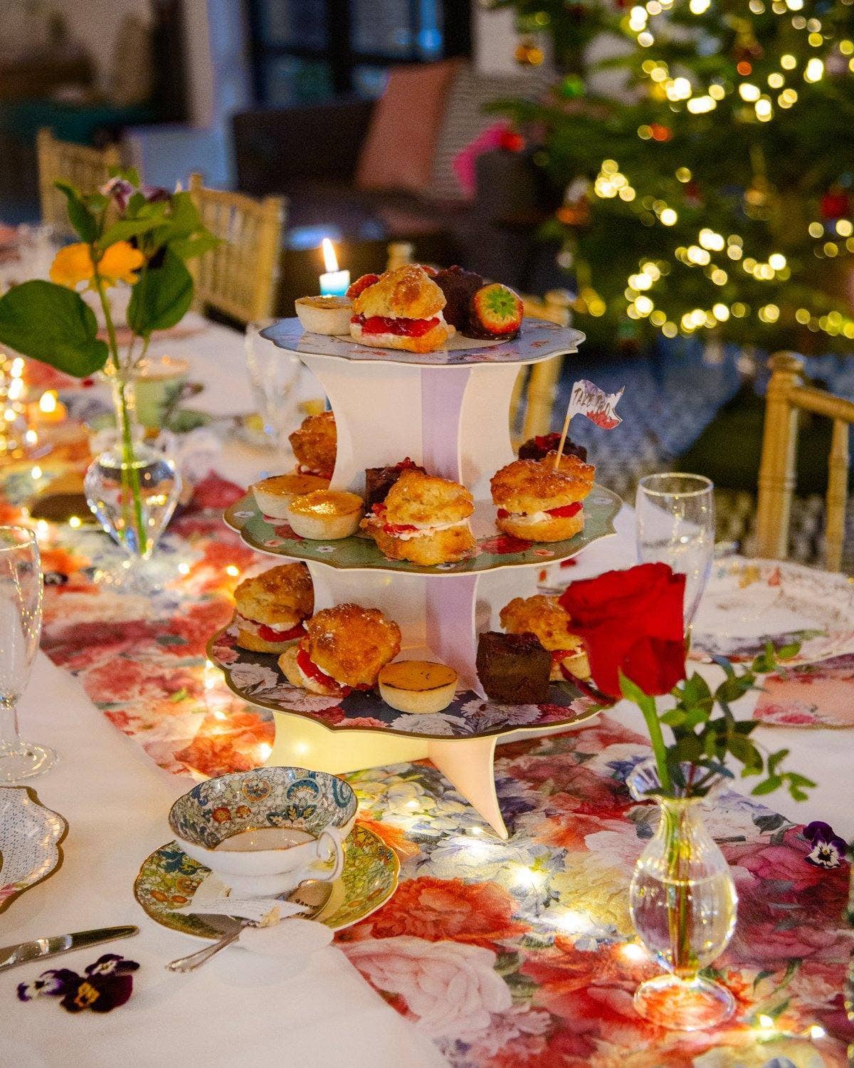 Floral Cupcake Stand