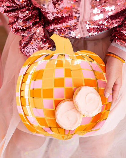 Spooky Era Disco Pumpkin Plate