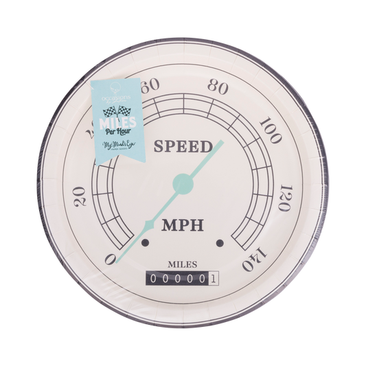 Race Car Speedometer Plate