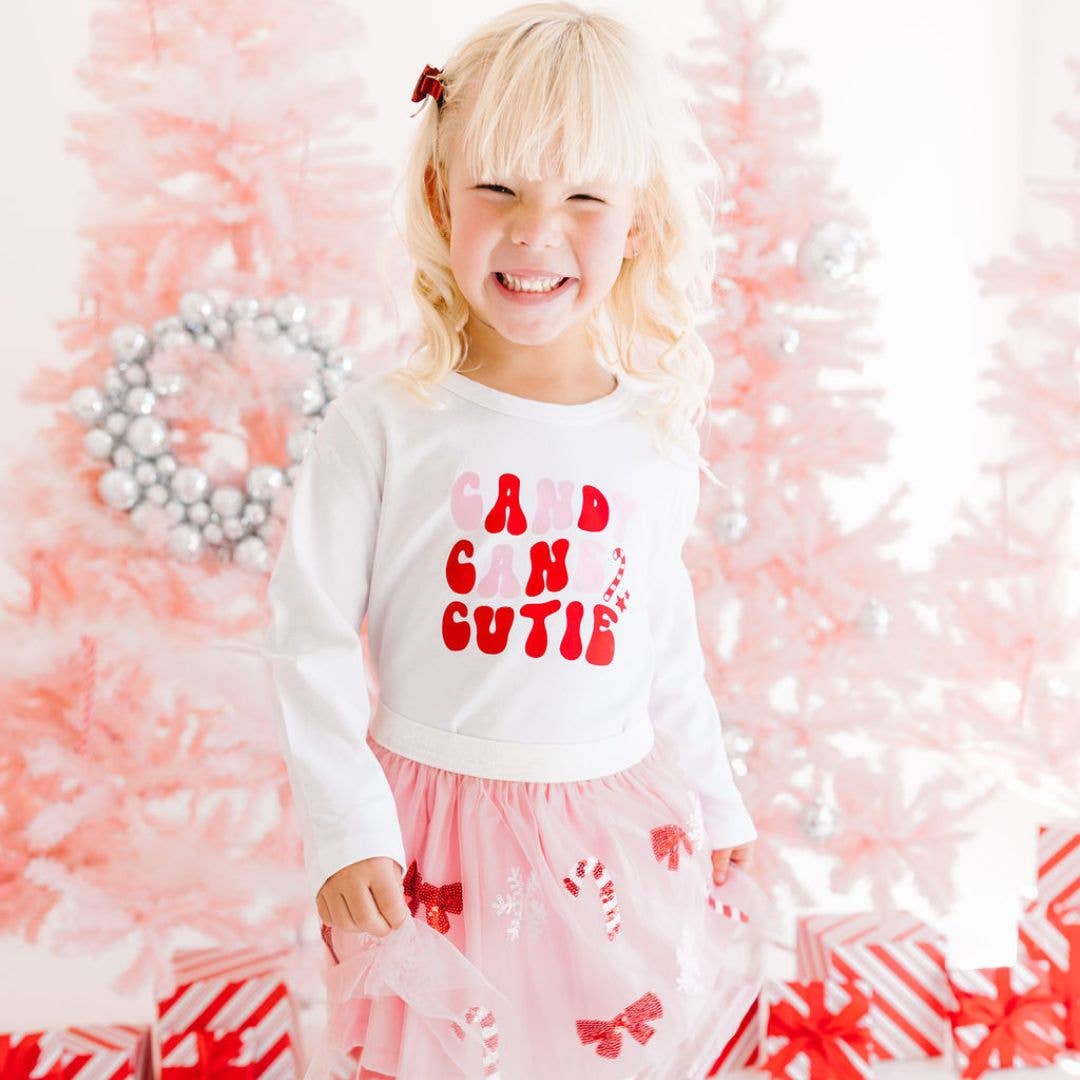 Candy Cane Cutie Christmas Long Sleeve Shirt