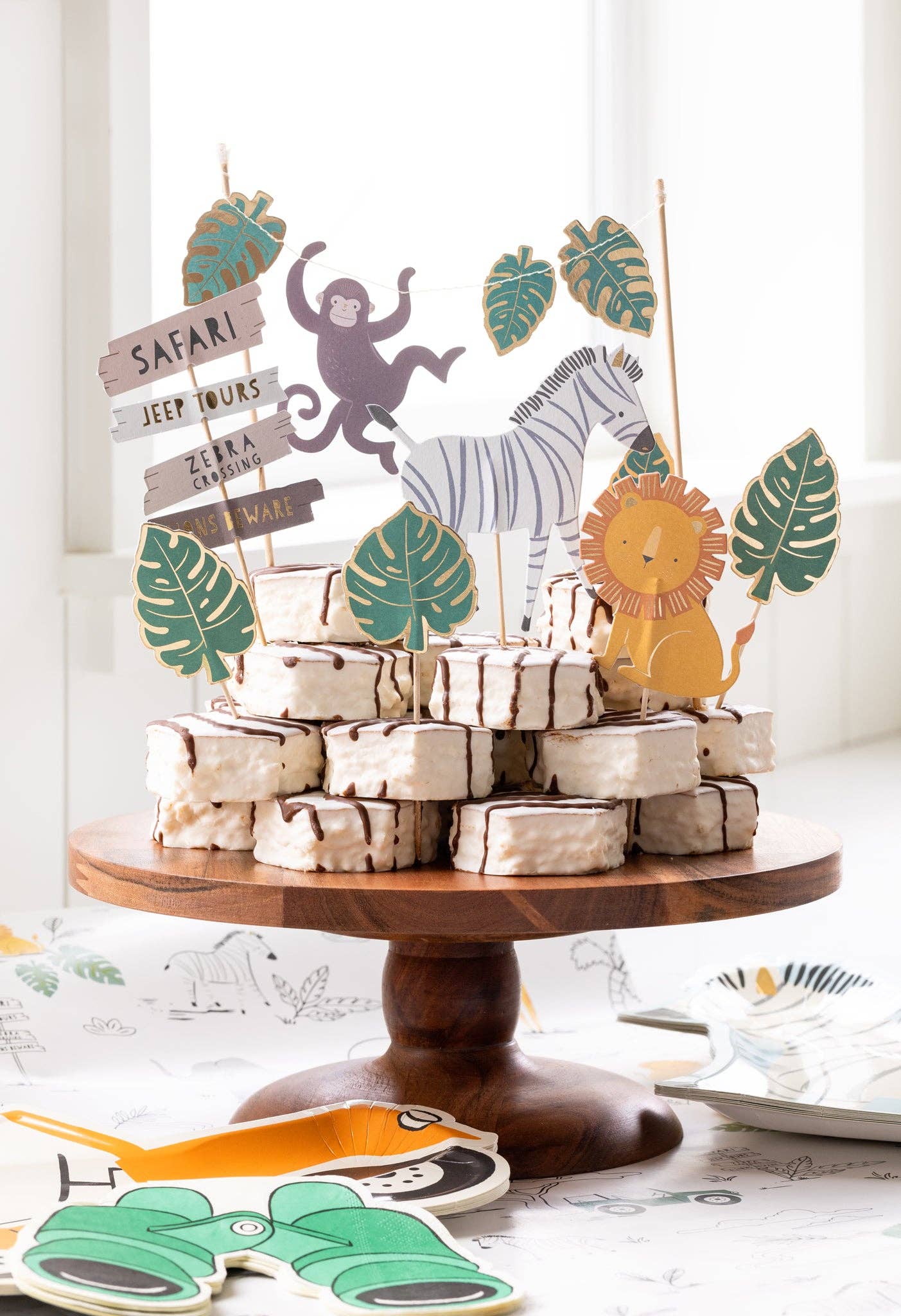 Safari Cake Topper Set