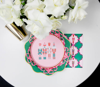 BONJOUR FÊTE X ONE & ONLY PAPER NUTCRACKER LARGE PLATES