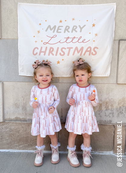 Merry Little Christmas Banner - Kids Christmas Decor