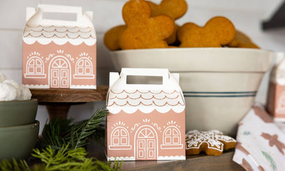 Gingerbread House Gable Treat Boxes