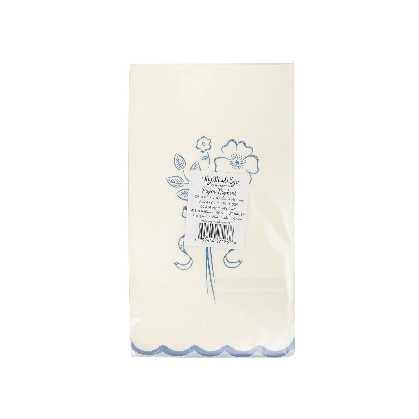 Pembroke Flower Paper Disposable Dinner Napkin