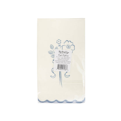 Pembroke Flower Paper Disposable Dinner Napkin