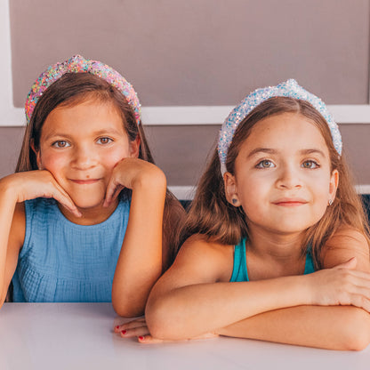 Sequin Confetti Kids Knot Headband