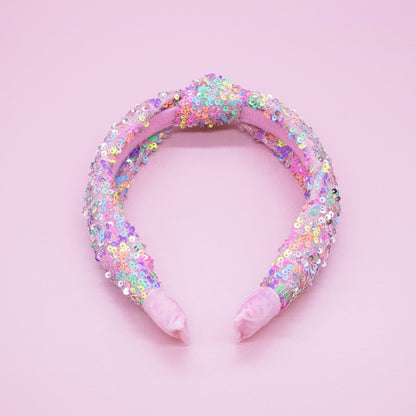 Sequin Confetti Kids Knot Headband