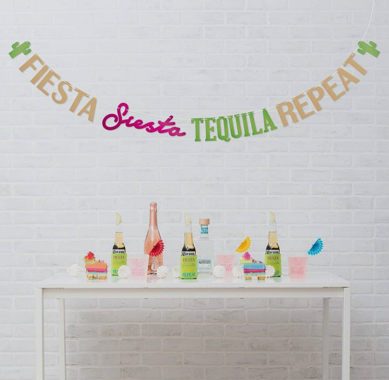 Fiesta Siesta Tequila Repeat Party Banner