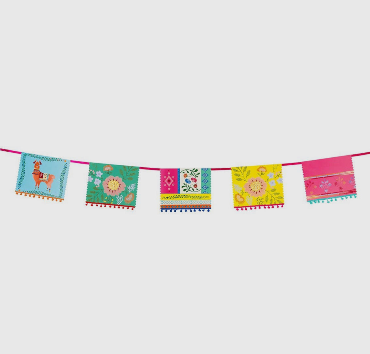 Boho Pom Pom Fiesta Garland