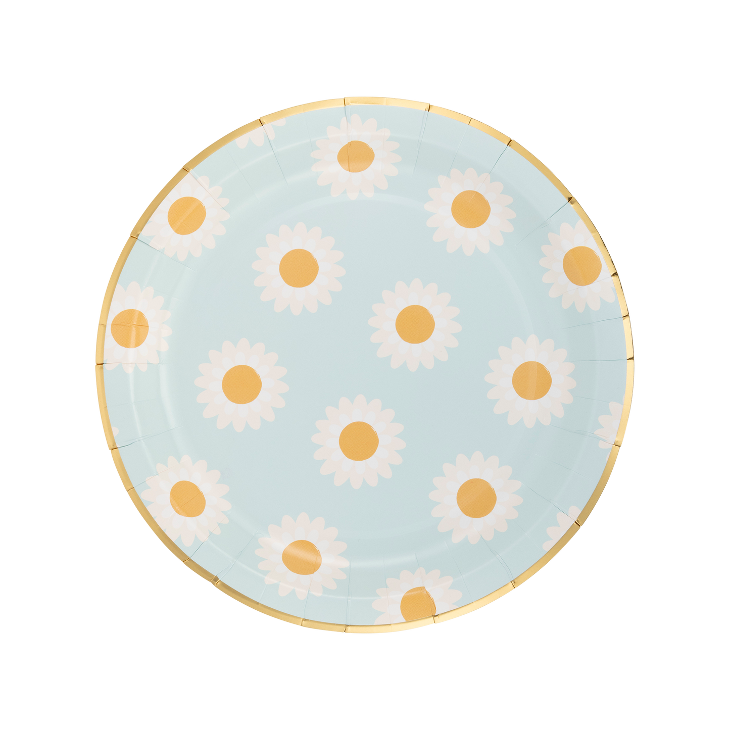 Daisies Paper Plate