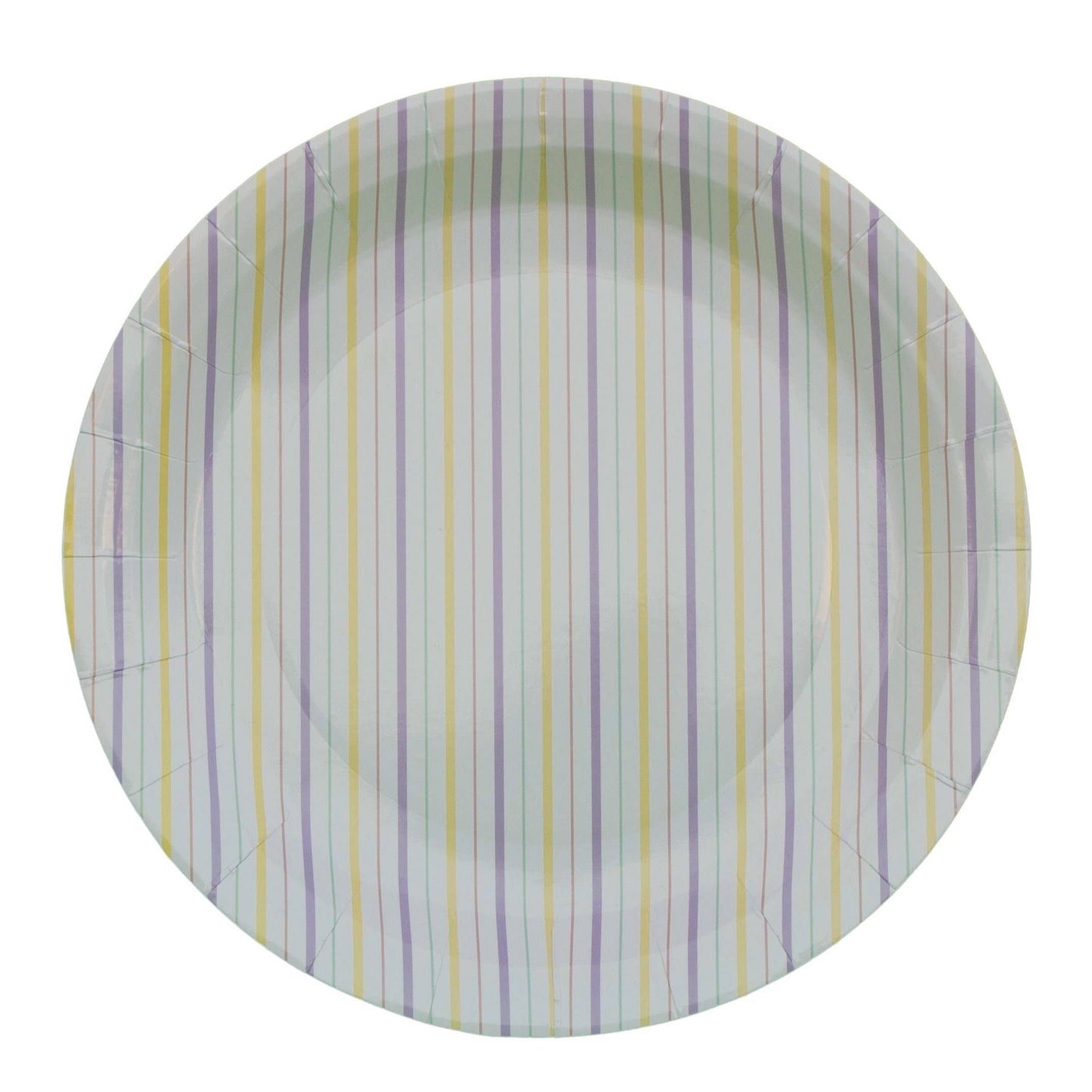 Multicolor Fine Stripes Plates
