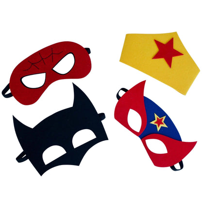 Superheroes Felt Masks