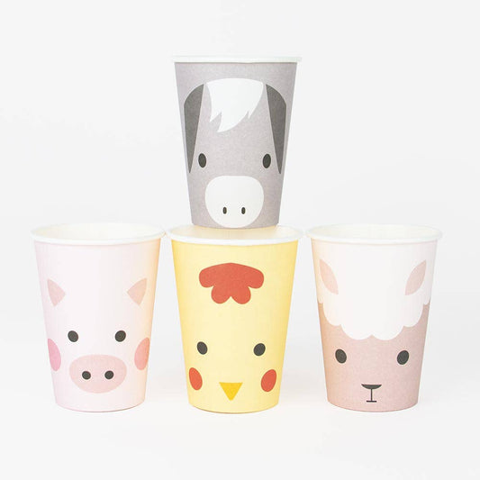 Farm Animal Cups